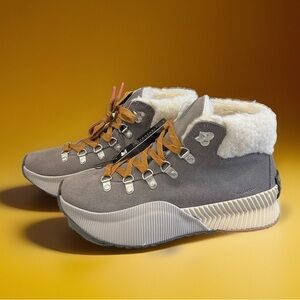Women's Gray High-Top Sneakers